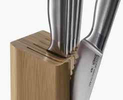 Elevate™ Steel Knives Bamboo 5-piece Set
