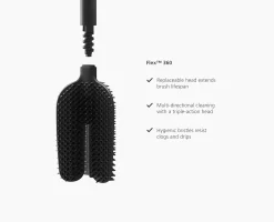 Flex™ 360 Lite Matt Black Toilet Brush