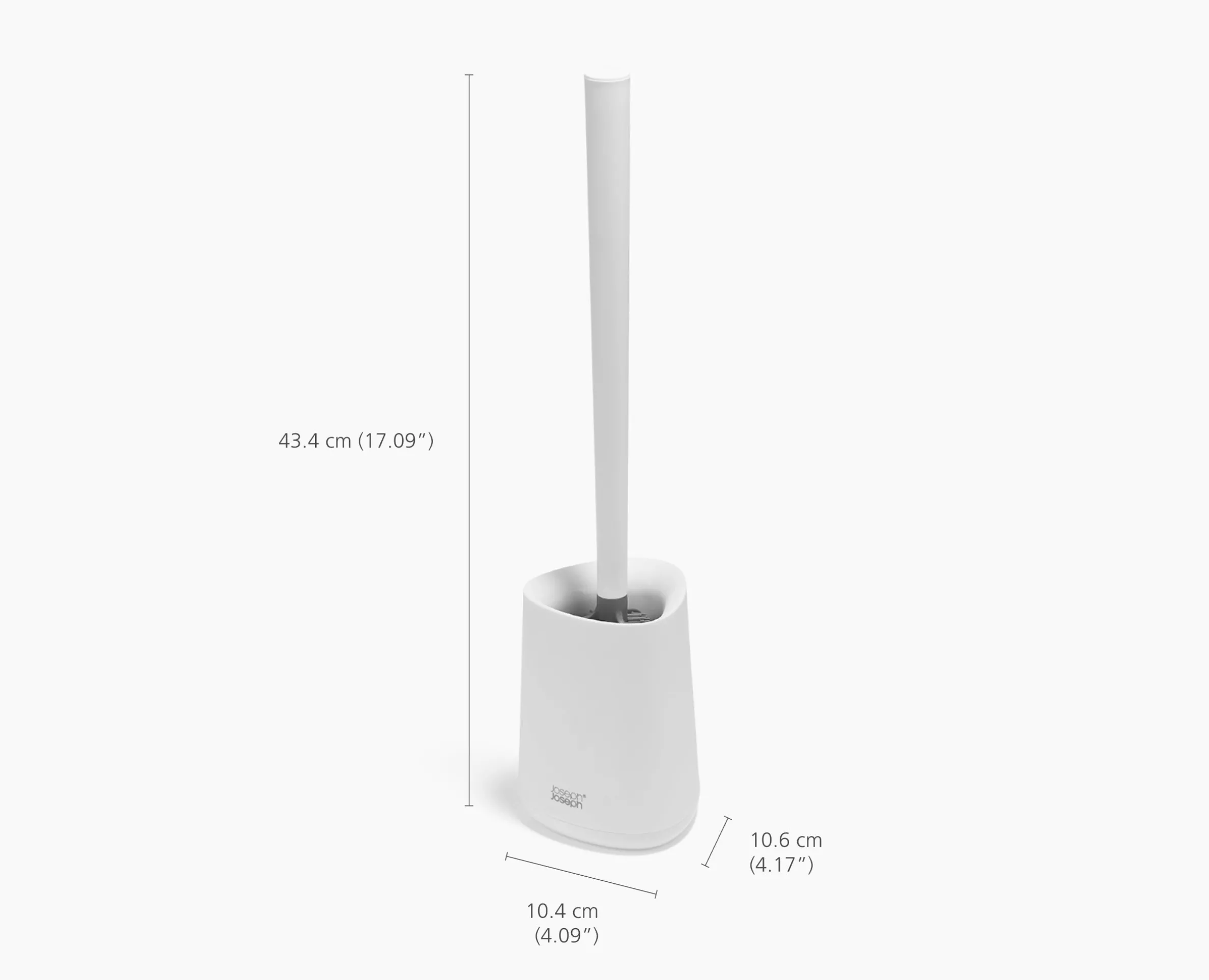 Flex™ 360 Lite Pack of 2 Matt White Toilet Brushes