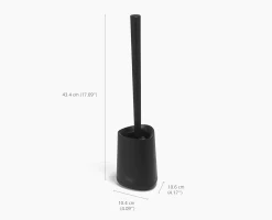Flex™ 360 Lite Pack of 2 Matt Black Toilet Brushes