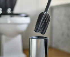 Flex™ 360 Luxe Toilet Brush with Stainless-steel Finish Starter Set