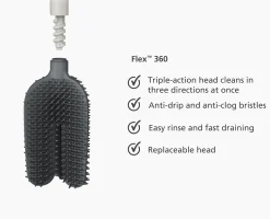 Flex™ 360 Matt Black Toilet Brush