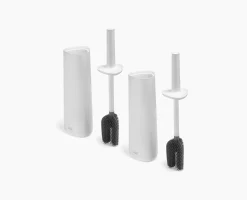 Flex™ 360 Pack of 2 Gloss White Toilet Brushes