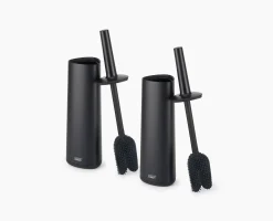 Flex™ 360 Pack of 2 Matt Black Toilet Brushes