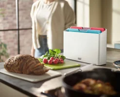 Folio™ Icon 4-piece White Cutting Board Set Regular