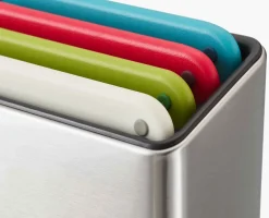 Folio™ Icon Steel 4-piece Multicolor Cutting Board Set