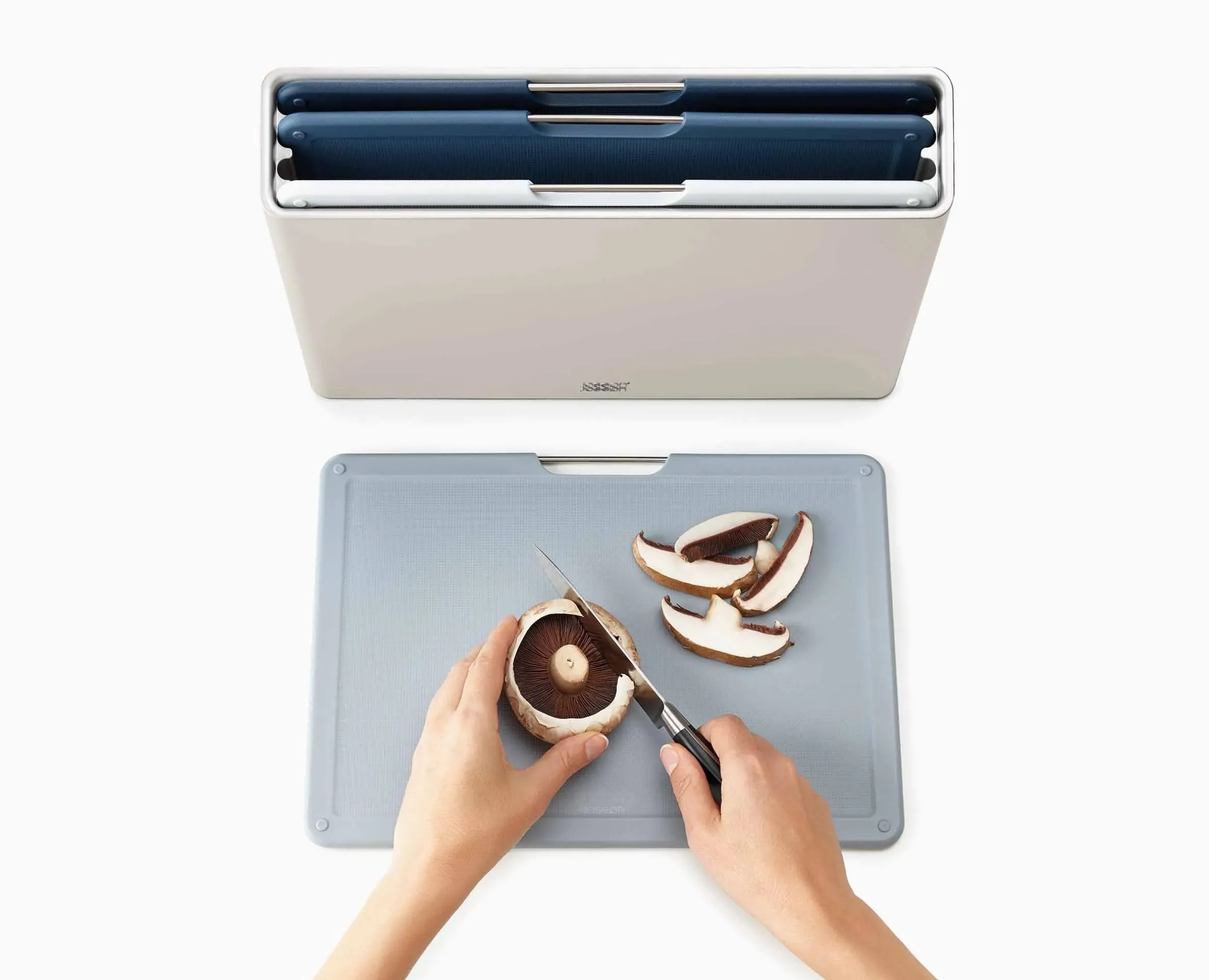 Folio™ 4-piece Blue Cutting Board Set - Editions