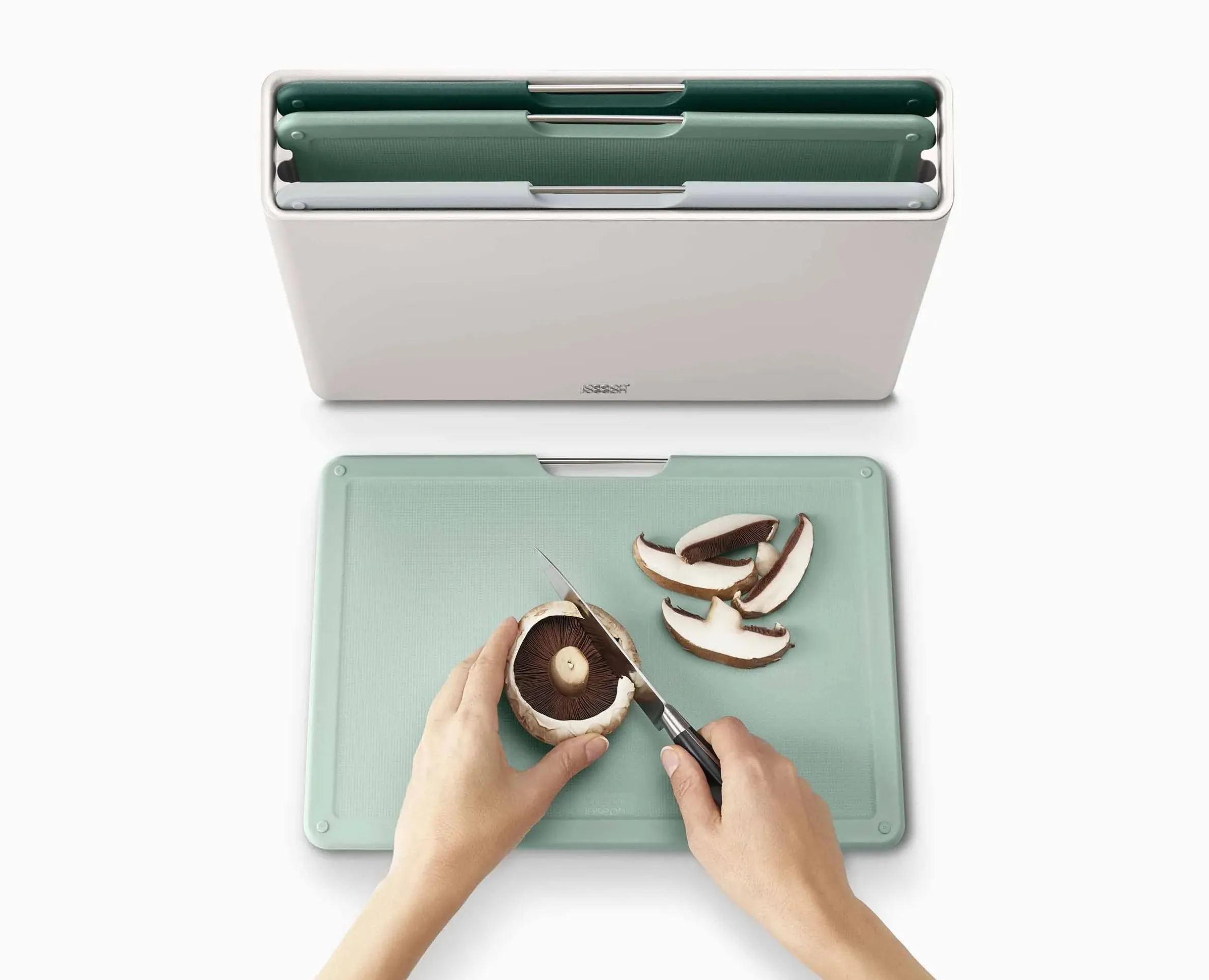 Folio™ 4-piece Green Cutting Board Set - Editions