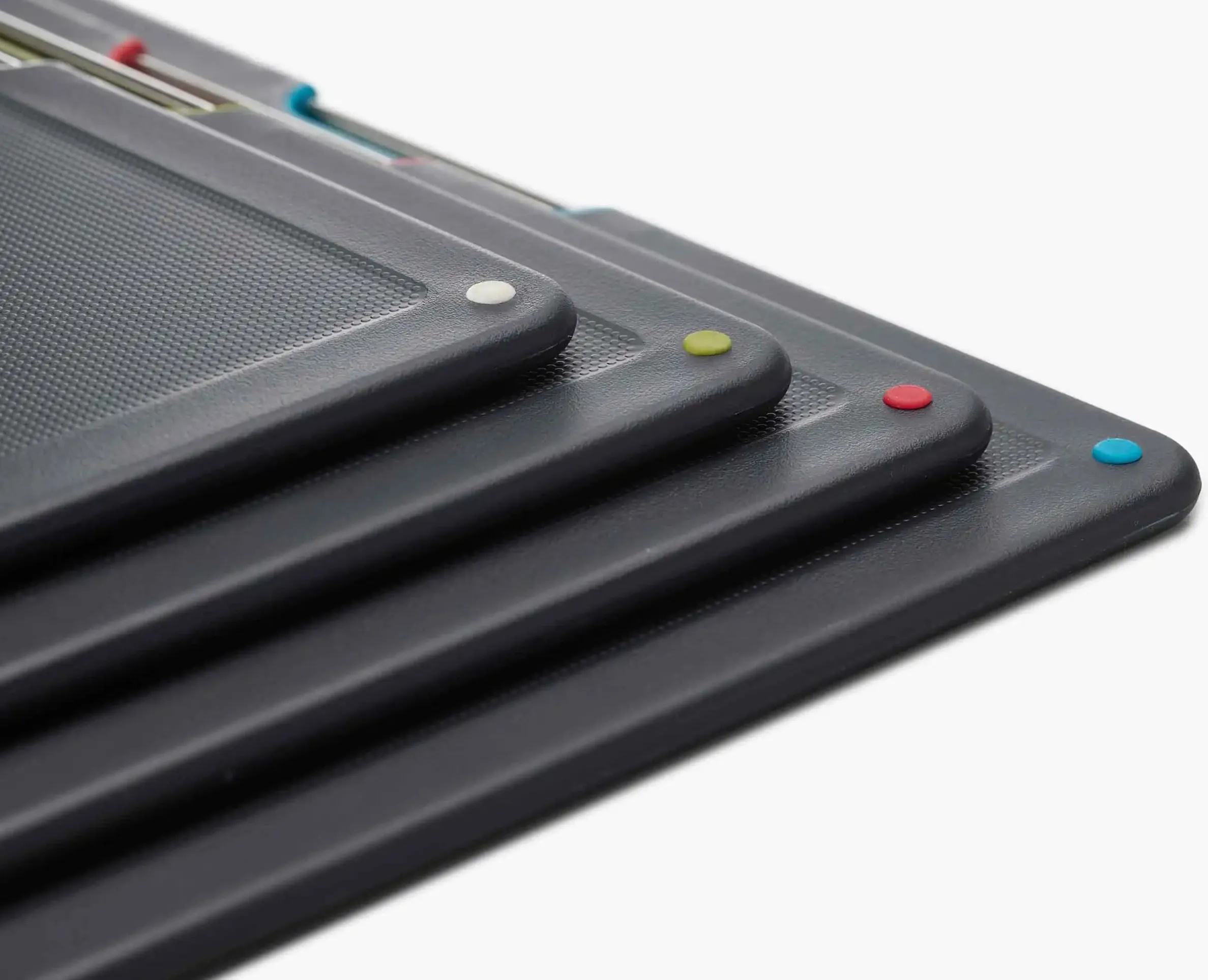 Folio™ Steel 4-piece Cutting Board Set With Black Stainless-Steel Case
