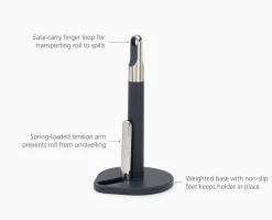 Hold™ Gray Paper Towel Holder