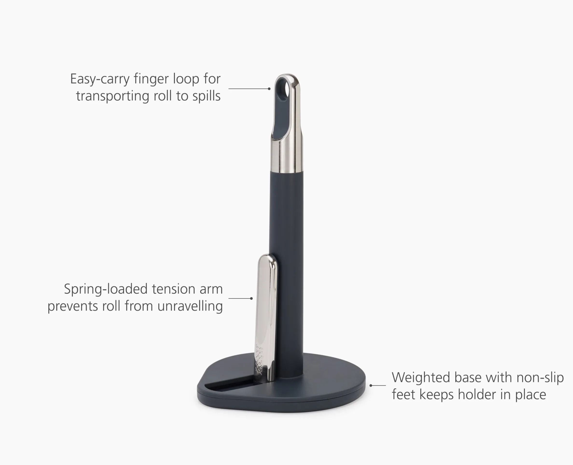 Hold™ Gray Paper Towel Holder