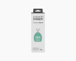 IW5 40L Clear Trash Bags