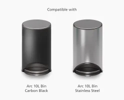 IW9 10L Custom-fit Recycled Gray Trash Bags