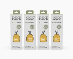 IW7 20L Gray Recycled Trash Bags - 4 pack