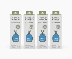 IW1 24-36L Gray Recycled Trash Bags - 4 pack