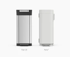 IW5 40L Gray Recycled Trash Bags