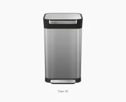 IW4 50L Gray Recycled Trash Bags