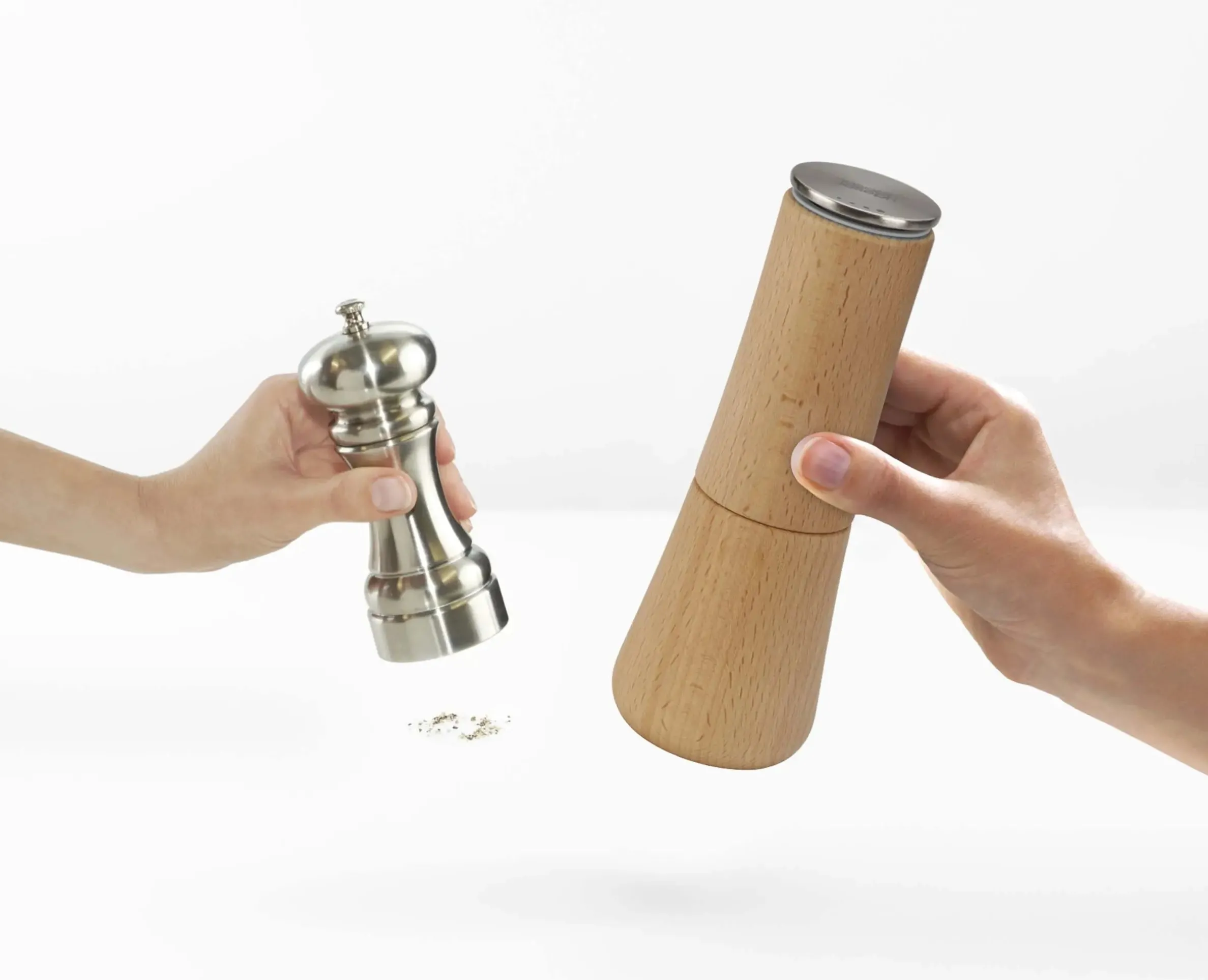 Milltop™ Wood Salt Mill