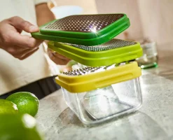 Multi-Grate & Store™ 3-in-1 Grater Set with Storage Container