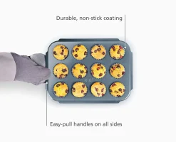 Nest™ Bake Non-Stick 12 Cup Blue Muffin Pan