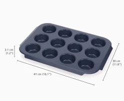 Nest™ Bake Non-Stick 12 Cup Blue Muffin Pan