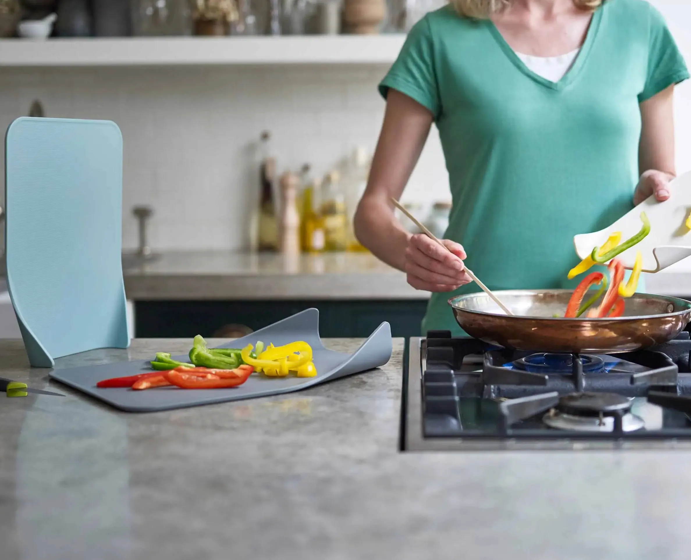 Nest™ Chop 3-piece Gray Cutting Board Set