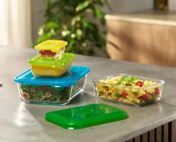 Nest™ Glass Multicolor Food Storage Set
