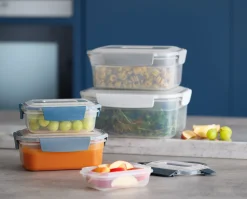 Nest™ Lock 10-piece Blue Food Container Set - Editions