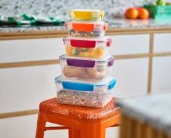 Nest™ Lock 10-piece Multicolor Food Container Set