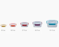 Nest™ Lock 10-piece Multicolor Food Container Set