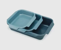 Nest™ Oven Non-stick 3-piece Blue Roasting Pan Set