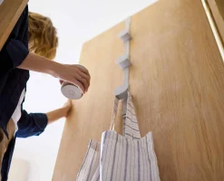 Orderly™ Ecru Over-Door Handbag Storage Holder