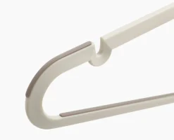 Orderly™ Set of 5 Anti-tangle Ecru Clothes Hangers