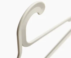 Orderly™ Set of 5 Anti-tangle Ecru Clothes Hangers