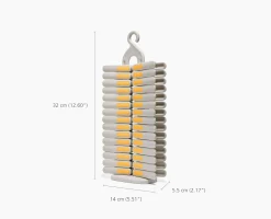 PegStore™ 30-Piece Clothespin Set With Storage Stand