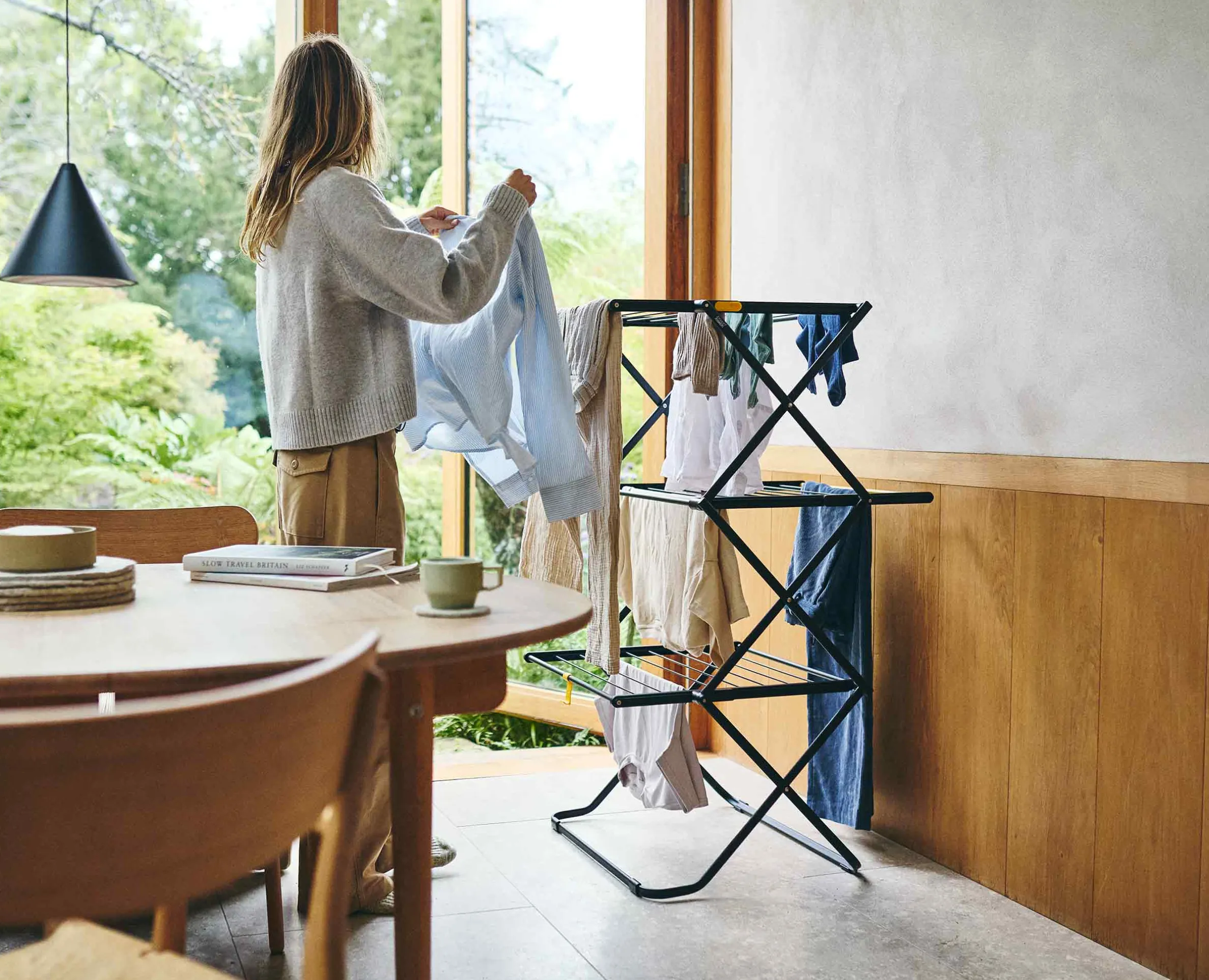 2-Piece AirFrame™ 16m & Petal™ 22-Piece Clothes Drying Rack Set