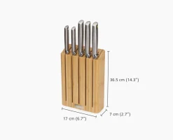 2-piece Bamboo Cutting Board & Knives Set