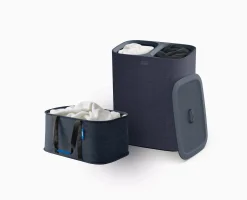 2-piece Black Tota 90L & Hold-All™ 35L Laundry Basket Set