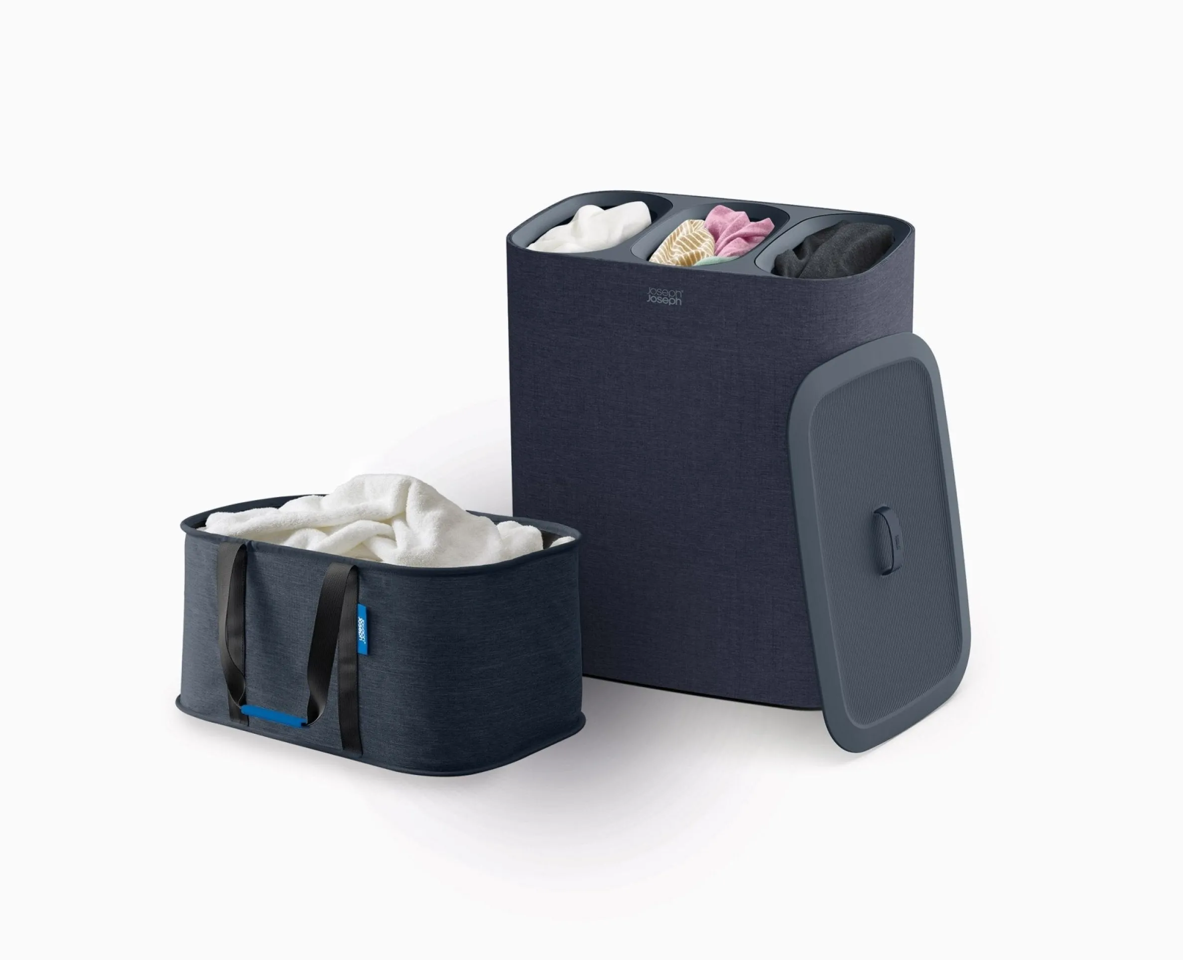 2-piece Black Tota Trio 90L & Hold-All™ 35L Laundry Basket Set