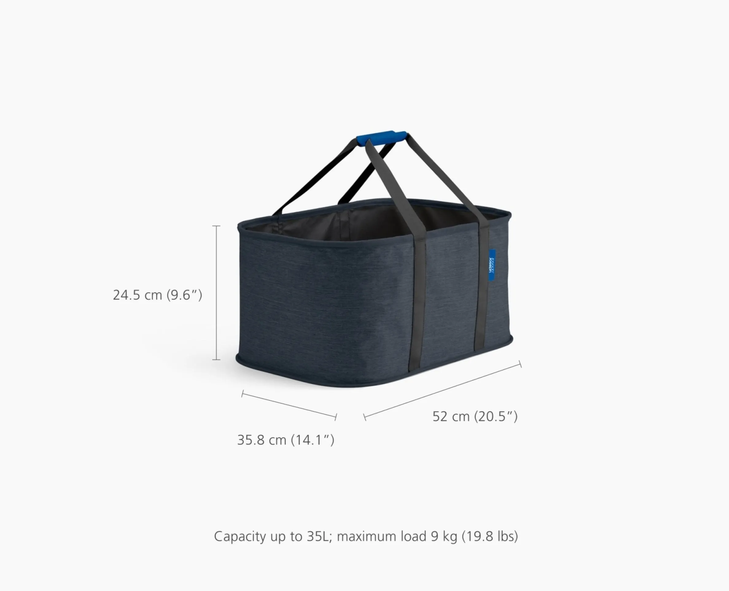 2-piece Black Tota Trio 90L & Hold-All™ 35L Laundry Basket Set