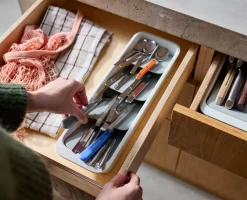 2-piece DrawerStore™ Cutlery & Knife Organizer Set