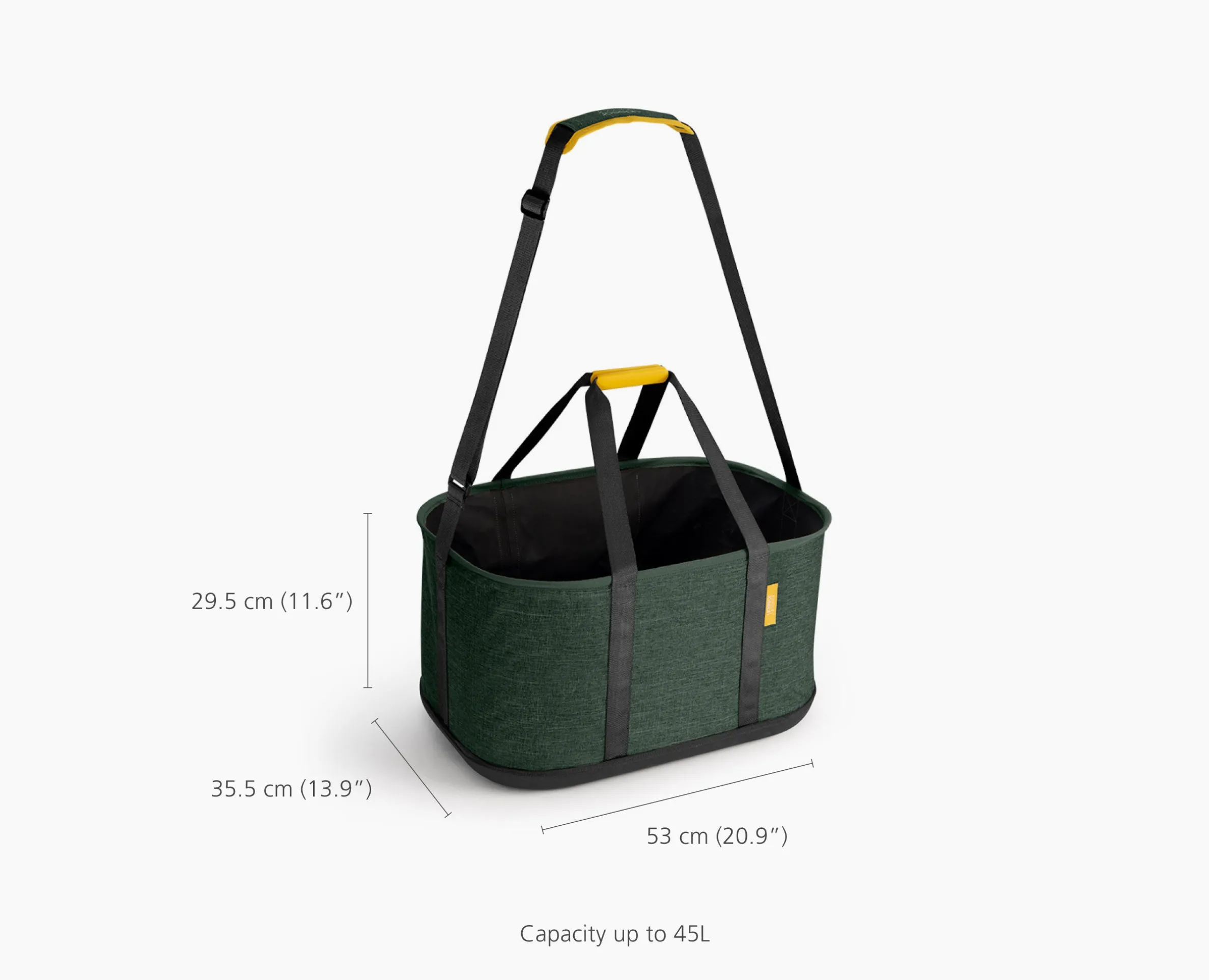 2-piece Hold-All™ 45L Outdoor Laundry Basket & Clothespin Set