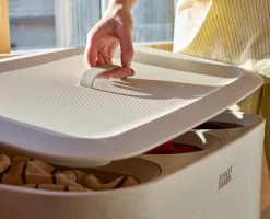 2-piece Laundry Basket & Clothes Drying Rack Set