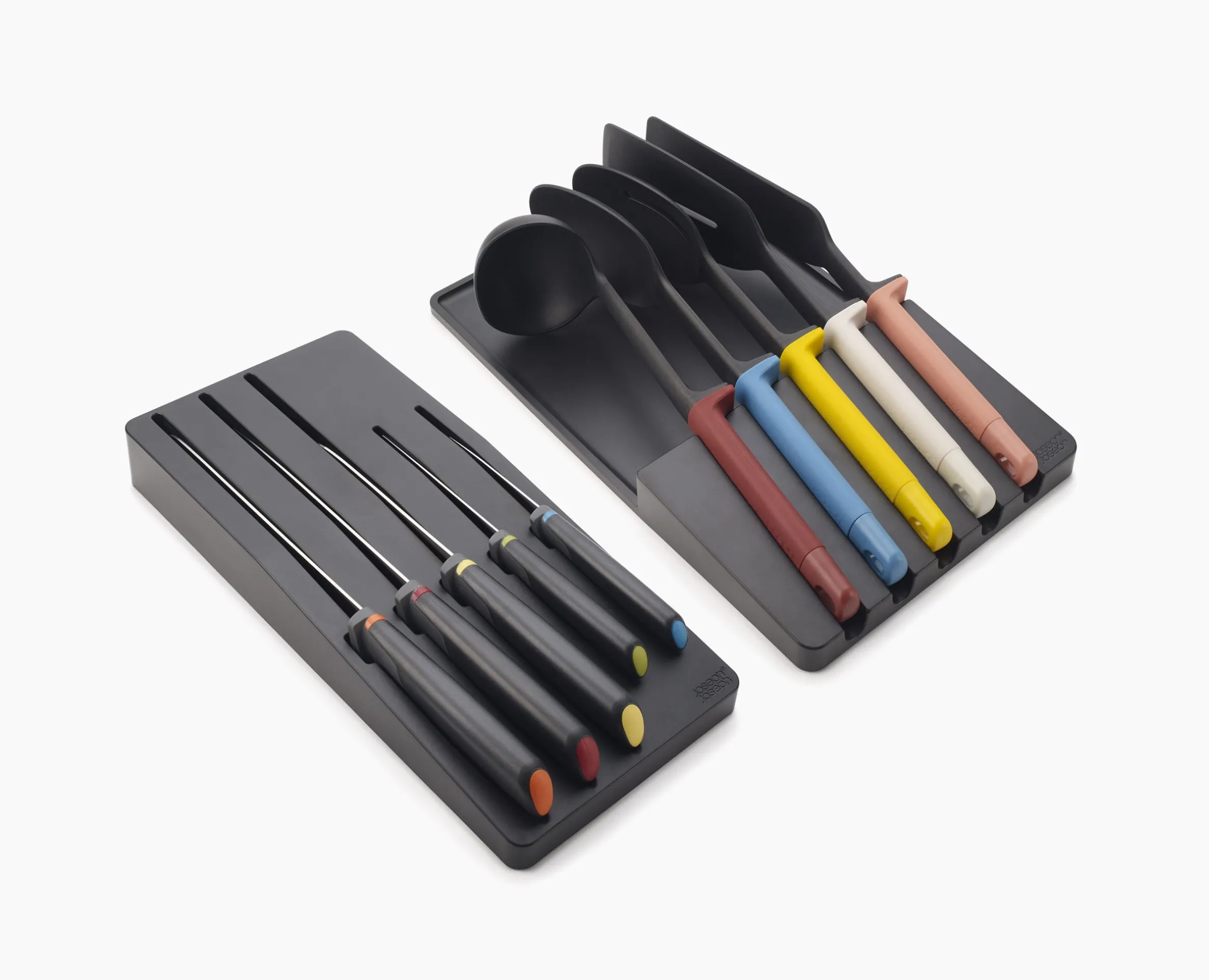 10-piece Multicolor In-drawer Knife & Utensil Set
