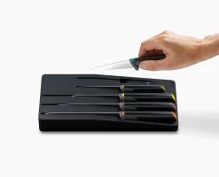 10-piece Multicolor In-drawer Knife & Utensil Set