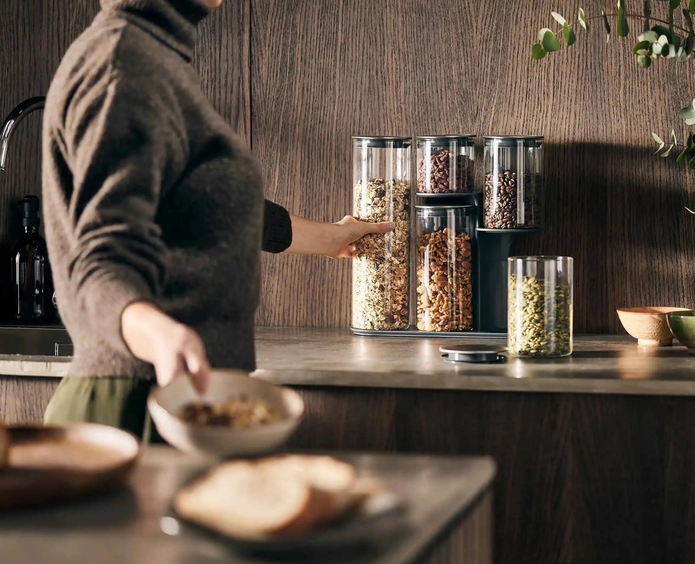 Podium™ Stainless-steel Storage Container Set