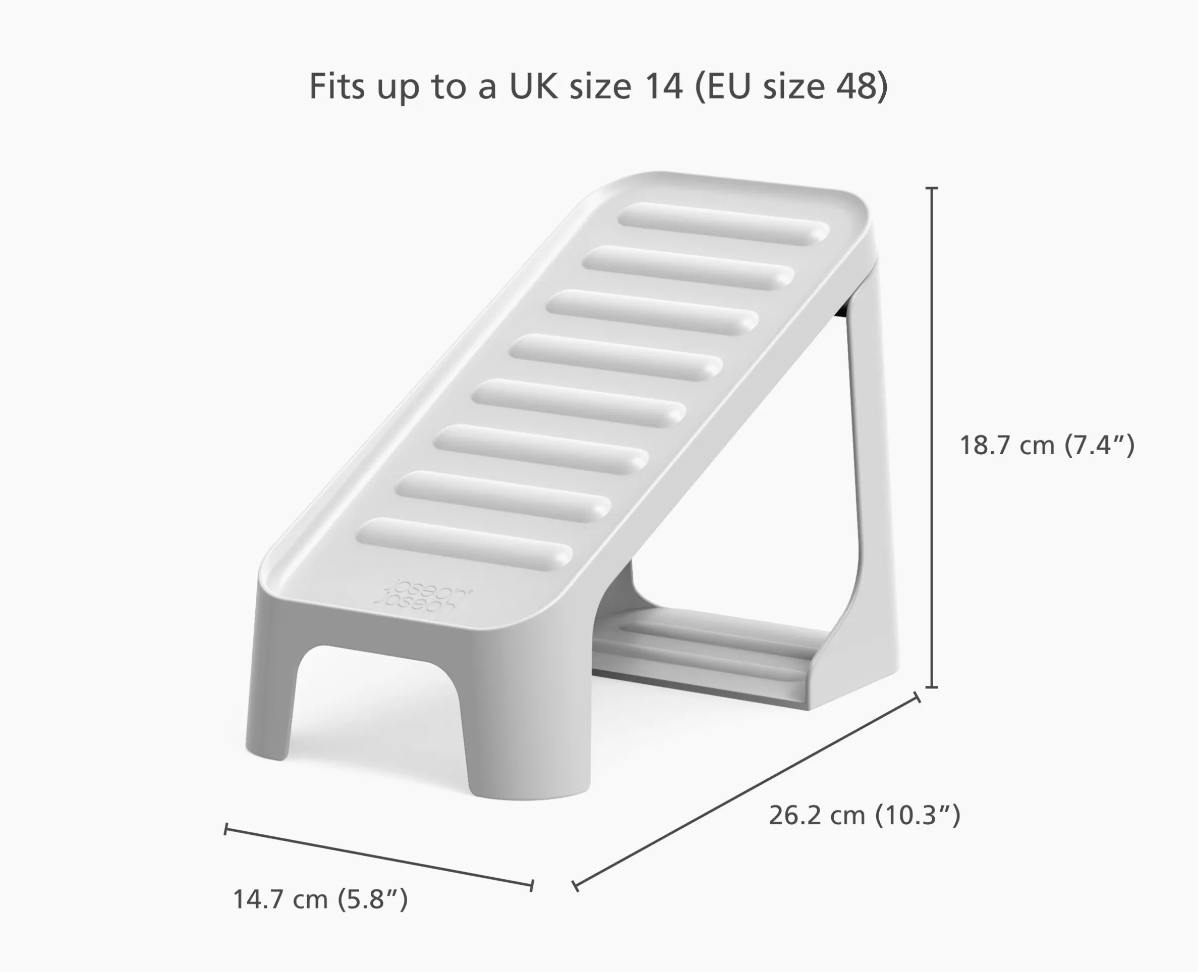 Shoe-In™ Compact 2-piece Ecru Shoe Caddy