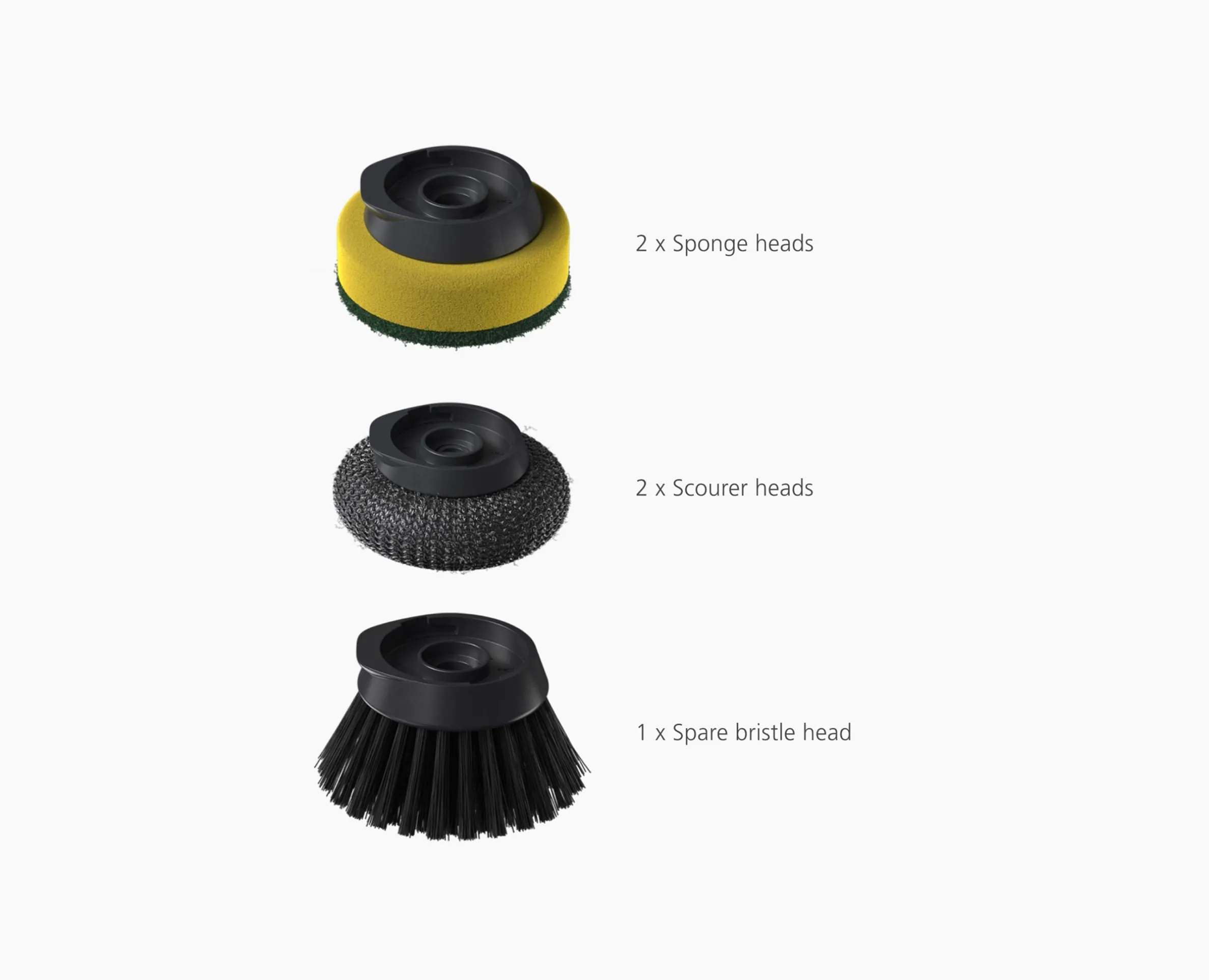 SinkTech™ Dish Brush with Replacement Head & Extra Heads
