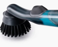SinkTech™ Soap Dispensing Dish Brush with Steel Stand & Extra Heads