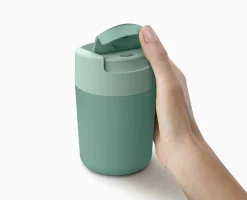 Sipp™ Green Travel Mug with Hygienic Lid 340ml